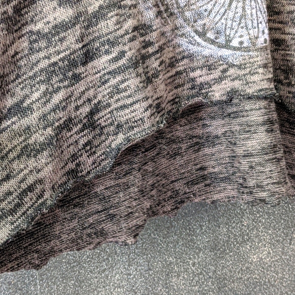 Stranded Space Dye Racerback Yin Yang Floral Tank Top - Picture 4 of 14